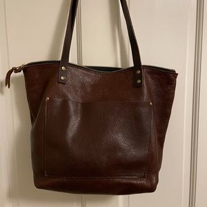 Leather handbag